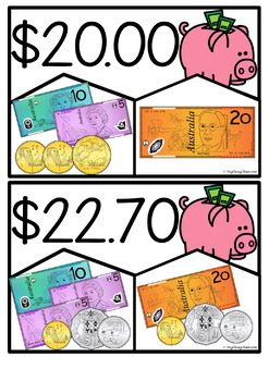 Australian Money Puzzles by Stay Classy Classrooms TPT
