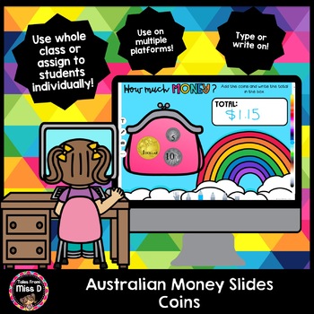 Preview of Australian Money Slides - Distance Learning