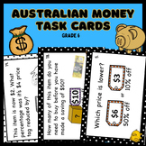 Australian Money Task Cards Year 6, Calculating change, Co