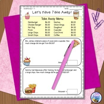 australian money worksheets year 23 by bee happy tpt