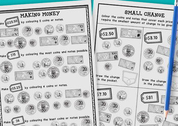 Australian Money Worksheets... by Curious Fox | Teachers Pay Teachers