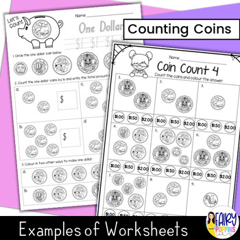 australian money worksheets years 1 3 no prep by fairy