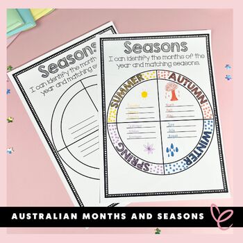 Preview of Australian Months and Seasons