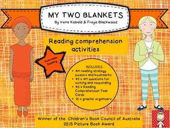 Preview of Australian Multiculturalism - "My Two Blankets" 4H reading strategy + more.