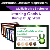 Australian Numeracy Progressions - Multiplicative Strategi