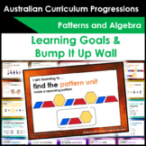 Australian Numeracy Progressions - Patterns and Algebra - 