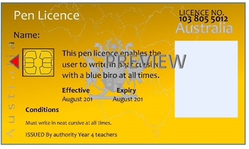 Preview of Queensland 'Pen Licence'