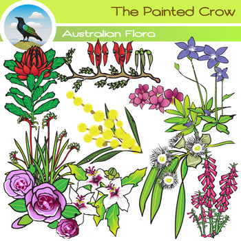 tilbagemeldinger Bred rækkevidde psykologi Australian Plants Clip Art - Emblems by The Painted Crow | TpT