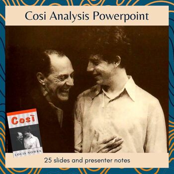 Preview of Cosi by Louis Nowra Introductory Powerpoint