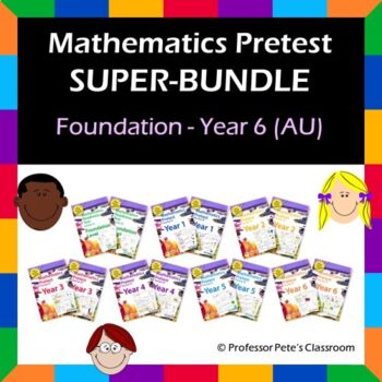 Preview of Australian Pretest Super-Bundle for Foundation - Year 6