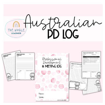 Preview of Australian Professional Development Log