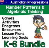 Australian Progressions - Number Patterns & Algebraic Reasoning