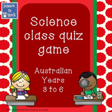 Australian Science Quiz Game Years 3-6