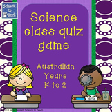 Australian Science Quiz Game Years K-2