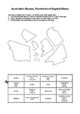 Australian States, Territories and Capital Cities - Jigsaw