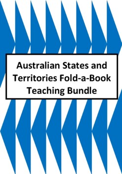 Preview of Australian States and Territories Fold-a-Book Teaching Bundle