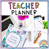 Editable Teacher Planner -  Annual