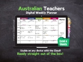Australian Teacher Digital Weekly Planner - AutoDates - Ex