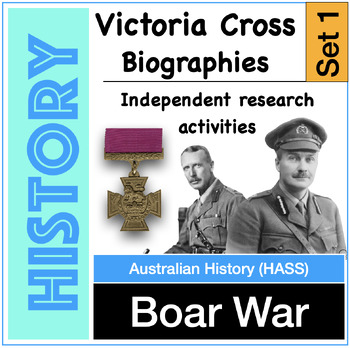 Preview of Australian War Heroes Set 1 - Heroes from the Boar War