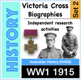 Australian War Heroes Set 2 - Heroes from World War 1 in 1915