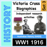 Australian War Heroes Set 3 - Heroes from World War 1 in 1916