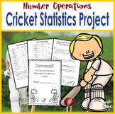 Year 5 & 6 Cricket Maths Project - Four Operations