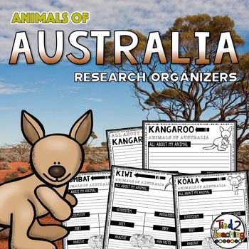 Preview of Australian and Oceania Animals and Animal Report Research Project
