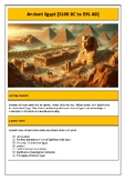 Australian and Victorian Curriculum Ancient Egypt [3100 BC