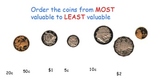 Australian money - counting collections of coins