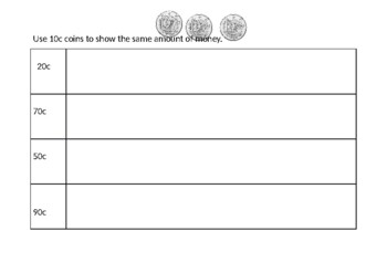 United States Money Coin Book and Posters Whole Group Centers Math