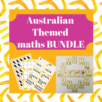 Preview of Australian themed Maths Bundle