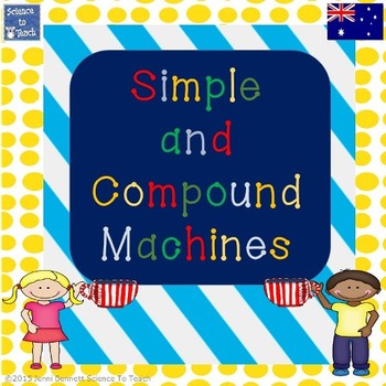 Preview of Australian version Year 4 Simple and compound machines activities unit