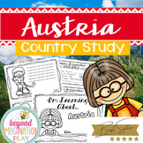 Austria Country Study *BEST SELLER* Comprehension, Activit