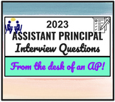 Authentic 2023 Assistant Principal Interview Questions