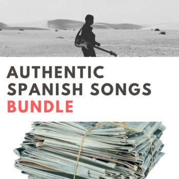 Preview of Authentic Spanish Song Activities BUNDLE