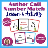 Author Call Number Match Library Lesson & Activity