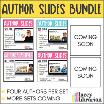 Preview of Author-Illustrator Slides BUNDLE | Author Studies | Picture Book Authors