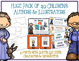 47 Author & Illustrators Pack - Posters, QR Codes, Workshe