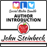 Author Introduction: JOHN STEINBECK - Social Media