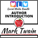 Author Introduction: MARK TWAIN - Social Media