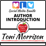Author Introduction: TONI MORRISON - Social Media