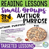 Author Purpose in Nonfiction Small Reading Group Lessons &