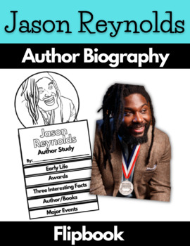 Preview of Author Research Flipbook Project Jason Reynolds - Black History Month