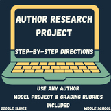Author Research Project Middle School Choice Independent R