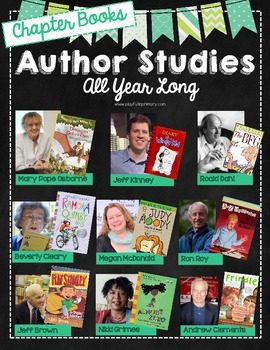 Preview of Author Studies All Year Long: Chapter Book Edition