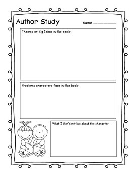 Preview of Author Study