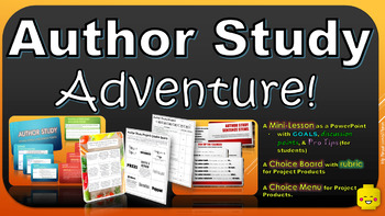 Preview of Author Study Adventure!