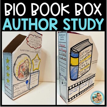 Preview of Book Box Book Report | Author Study Biography Great for Read Across America Week