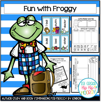 Preview of Author Study with Jonathan London and Froggy!