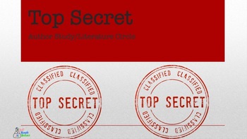 Preview of Top Secret by John Reyonlds Gardiner Author Study/Literature Circle Bundle